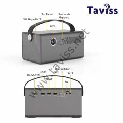 Taviss TR-90Pro Smart Projeksiyon Cihazı