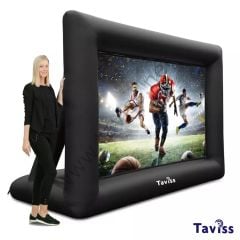 TAVİSS AÇIK ALAN ŞİŞME 20 FİT PROJEKSİYON PERDESİ