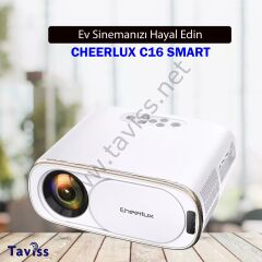 CHEERLUX C16 SMART SÜRÜM PROJEKSİYON CİHAZI