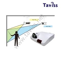 TAVİSS TTCR405Xi 3LCD 15.000:1 KONTRAST 4800 ANSİLÜMEN İNTERAKTİF PROJEKSİYON CİHAZI