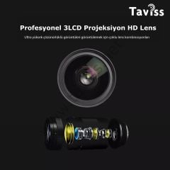 TAVİSS TTSO422W 3LCD 25.000:1 KONTRAST 4500 ANSİLÜMEN PROJEKSİYON CİHAZI
