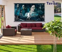 TAVİSS ANTİ-LİGHT DUVAR TİPİ RULO KATLANABİLİR PROJEKSİYON PERDESİ