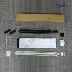 TAVİSS TRİPOD AYAKLI TAŞINABİLİR VE DUVAR KULLANIMLI PROJEKSİYON PERDESİ