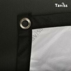 TAVİSS SİYAH ÇERÇEVELİ DUVAR TİPİ PROJEKSİYON PERDESİ
