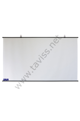 221x124 CM MAT BEYAZ-SİYAH TRİPOD AYAKLI TAŞINABİLİR VE DUVAR KULLANIMLI PROJEKSİYON PERDESİ