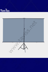 221x124 CM ANTİ-LİGHT TRİPOD AYAKLI TAŞINABİLİR VE DUVAR KULLANIMLI PROJEKSİYON PERDESİ